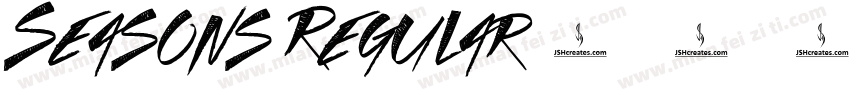 Seasons Regular字体转换